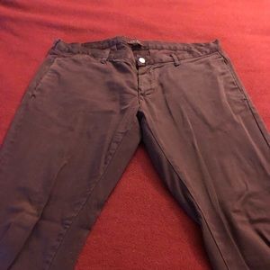 Men’s size 34 maroon skinny chinos